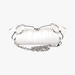 Vintage Gucci Horsebit White Leather 764339 shoulderbag | stylenewstar