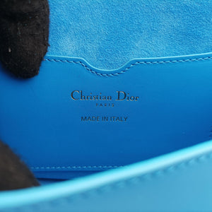 Secondhand Christian Dior Bobby Blue leather shoulderbag | stylenewstar