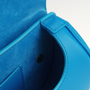 Secondhand Christian Dior Bobby Blue leather shoulderbag | stylenewstar