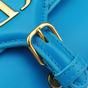 Secondhand Christian Dior Bobby Blue leather shoulderbag | stylenewstar