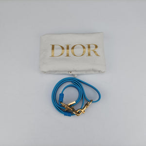 Secondhand Christian Dior Bobby Blue leather shoulderbag | stylenewstar