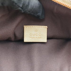 Pre-owned Gucci Abbey Brown PVC coated canvas 145750 handbag | stylenewstar