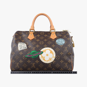 Vintage Louis Vuitton World Tour Edition Speedy Bandouliere 30 Brown×multi Monogram Canvas shoulderbag | stylenewstar