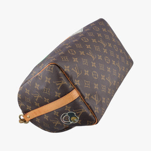 Vintage Louis Vuitton World Tour Edition Speedy Bandouliere 30 Brown×multi Monogram Canvas shoulderbag | stylenewstar