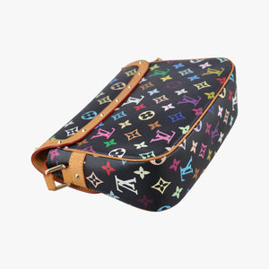 Pre-owned Louis Vuitton Sologne Noir Monogram Multicolor M92639 shoulderbag | stylenewstar
