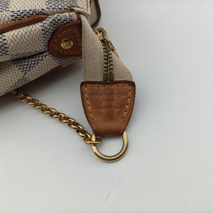 Pre-owned Louis Vuitton EVA AZUR Damier Canvas N55214 shoulderbag | stylenewstar