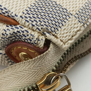Pre-owned Louis Vuitton EVA AZUR Damier Canvas N55214 shoulderbag | stylenewstar