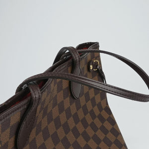 Pre-owned Louis Vuitton NEVERFULL MM EBENE Damier Canvas N51106 shoulderbag | stylenewstar