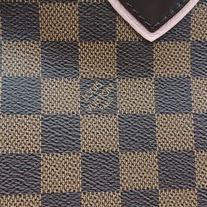 Pre-owned Louis Vuitton Normandy Magnolia×Pink Damier canvas×Taurillon leather N41488 shoulderbag | stylenewstar
