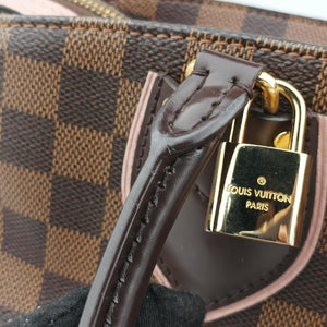 Pre-owned Louis Vuitton Normandy Magnolia×Pink Damier canvas×Taurillon leather N41488 shoulderbag | stylenewstar