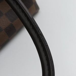 Pre-owned Louis Vuitton Normandy Magnolia×Pink Damier canvas×Taurillon leather N41488 shoulderbag | stylenewstar