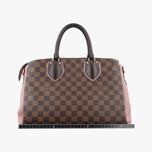Pre-owned Louis Vuitton Normandy Magnolia×Pink Damier canvas×Taurillon leather N41488 shoulderbag | stylenewstar