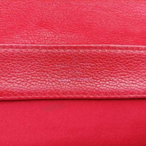 Vintage Louis Vuitton Lock Me II BB Ruby Leather M51202 shoulderbag | stylenewstar