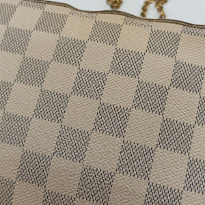 Secondhand Louis Vuitton Pochette FéLICIE Azur Damier Canvas N63106 shoulderbag | stylenewstar