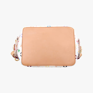 Pre-owned Louis Vuitton Petit NOe white Monogram Multicolor M42229 shoulderbag | stylenewstar