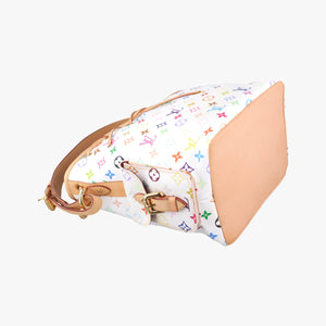 Pre-owned Louis Vuitton Petit NOe white Monogram Multicolor M42229 shoulderbag | stylenewstar