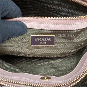 Pre-owned Prada Galleria Pink SAFFIANO Leather BN2274 handbag | stylenewstar