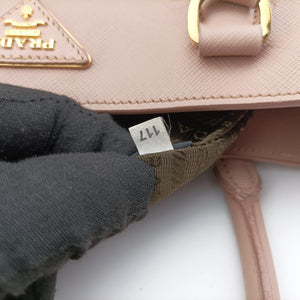 Pre-owned Prada Galleria Pink SAFFIANO Leather BN2274 handbag | stylenewstar