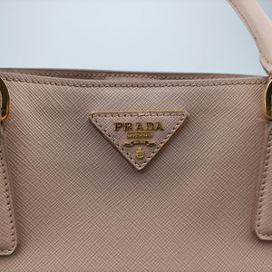 Pre-owned Prada Galleria Pink SAFFIANO Leather BN2274 handbag | stylenewstar