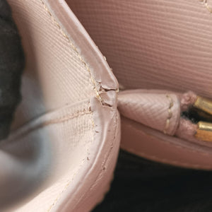 Pre-owned Prada Galleria Pink SAFFIANO Leather BN2274 handbag | stylenewstar