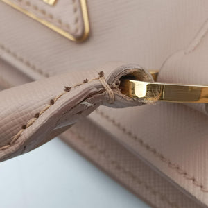 Pre-owned Prada Galleria Pink SAFFIANO Leather BN2274 handbag | stylenewstar