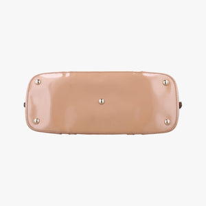 Pre-owned Gucci Microguccissima Beige Patent Leather 309617 shoulderbag | stylenewstar