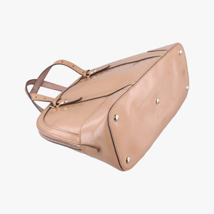 Pre-owned Gucci Microguccissima Beige Patent Leather 309617 shoulderbag | stylenewstar