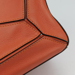 Vintage Loewe Puzzle Bag Medium Orange Leather shoulderbag | stylenewstar
