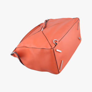 Vintage Loewe Puzzle Bag Medium Orange Leather shoulderbag | stylenewstar