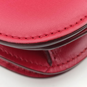 Pre-owned Celine Classic Box Red Leather shoulderbag | stylenewstar