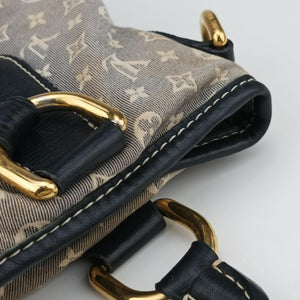 Pre-owned Louis Vuitton Elegie Encre Monogram Idylle Jacquard Canvas × Leather M56697 handbag | stylenewstar