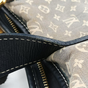 Pre-owned Louis Vuitton Elegie Encre Monogram Idylle Jacquard Canvas × Leather M56697 handbag | stylenewstar