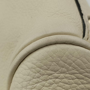 Pre-owned Gucci Bamboo Shopper White Leather 323660 shoulderbag | stylenewstar