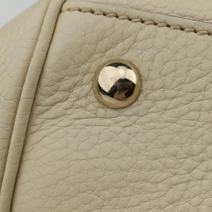 Pre-owned Gucci Bamboo Shopper White Leather 323660 shoulderbag | stylenewstar