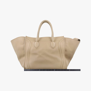 Vintage Celine Luggage Small Square Phantom Beige Leather handbag | stylenewstar