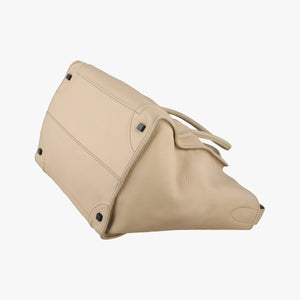 Vintage Celine Luggage Small Square Phantom Beige Leather handbag | stylenewstar