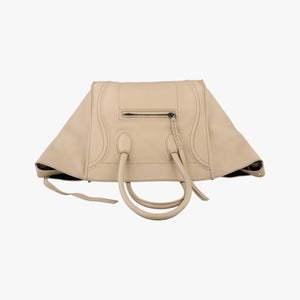 Vintage Celine Luggage Small Square Phantom Beige Leather handbag | stylenewstar