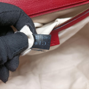 Secondhand Gucci GG Marmont Red Leather 421890 shoulderbag | stylenewstar
