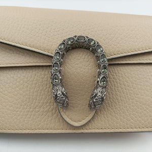 Pre-owned Gucci Dionysus White Leather 476432 shoulderbag | stylenewstar