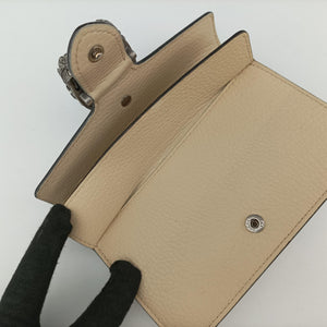 Pre-owned Gucci Dionysus White Leather 476432 shoulderbag | stylenewstar
