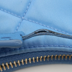Pre-owned Prada Re-Edition 1995 Re-Nylon Periwinkle Blue Nylon×Saffiano Leather 1BC204 shoulderbag | stylenewstar