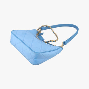 Pre-owned Prada Re-Edition 1995 Re-Nylon Periwinkle Blue Nylon×Saffiano Leather 1BC204 shoulderbag | stylenewstar