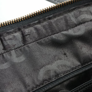 Pre-owned Chanel Wild Stitch Black Leather A14693 handbag | stylenewstar