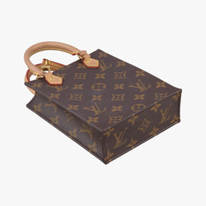 Pre-owned Louis Vuitton Petit Sac Plat Brown Monogram Canvas M69442 shoulderbag | stylenewstar