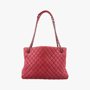 Pre-owned Chanel Matelasse cocomark Mademoiselle Red Leather A67388 shoulderbag | stylenewstar
