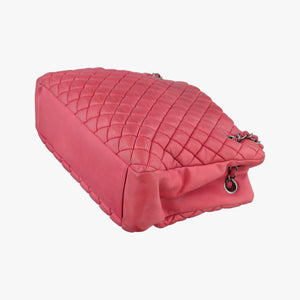 Pre-owned Chanel Matelasse cocomark Mademoiselle Red Leather A67388 shoulderbag | stylenewstar