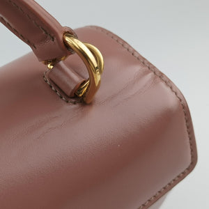 Pre-owned Celine 16 Bag Nude Calfskin 188003 shoulderbag | stylenewstar
