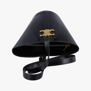 Secondhand Celine Small Bucket Cuir Triomphe Black Smooth Calfskin 110423 shoulderbag | stylenewstar