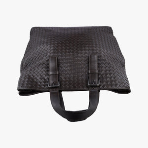 Vintage Bottega Veneta Intrecciato Brown lambskin handbag | stylenewstar