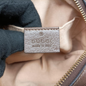 Secondhand Gucci OPHIDIA Brown×red×green PVC coated canvas×leather 517350 shoulderbag | stylenewstar